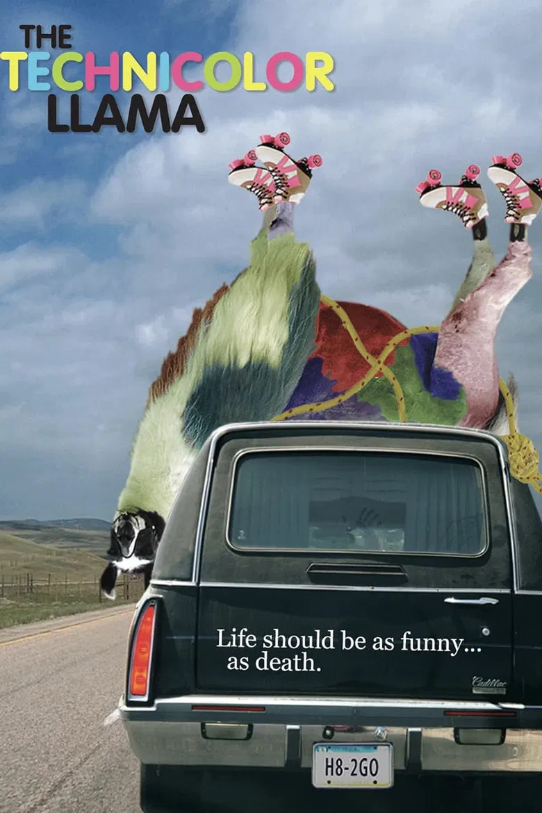 Technicolor Llama poster background