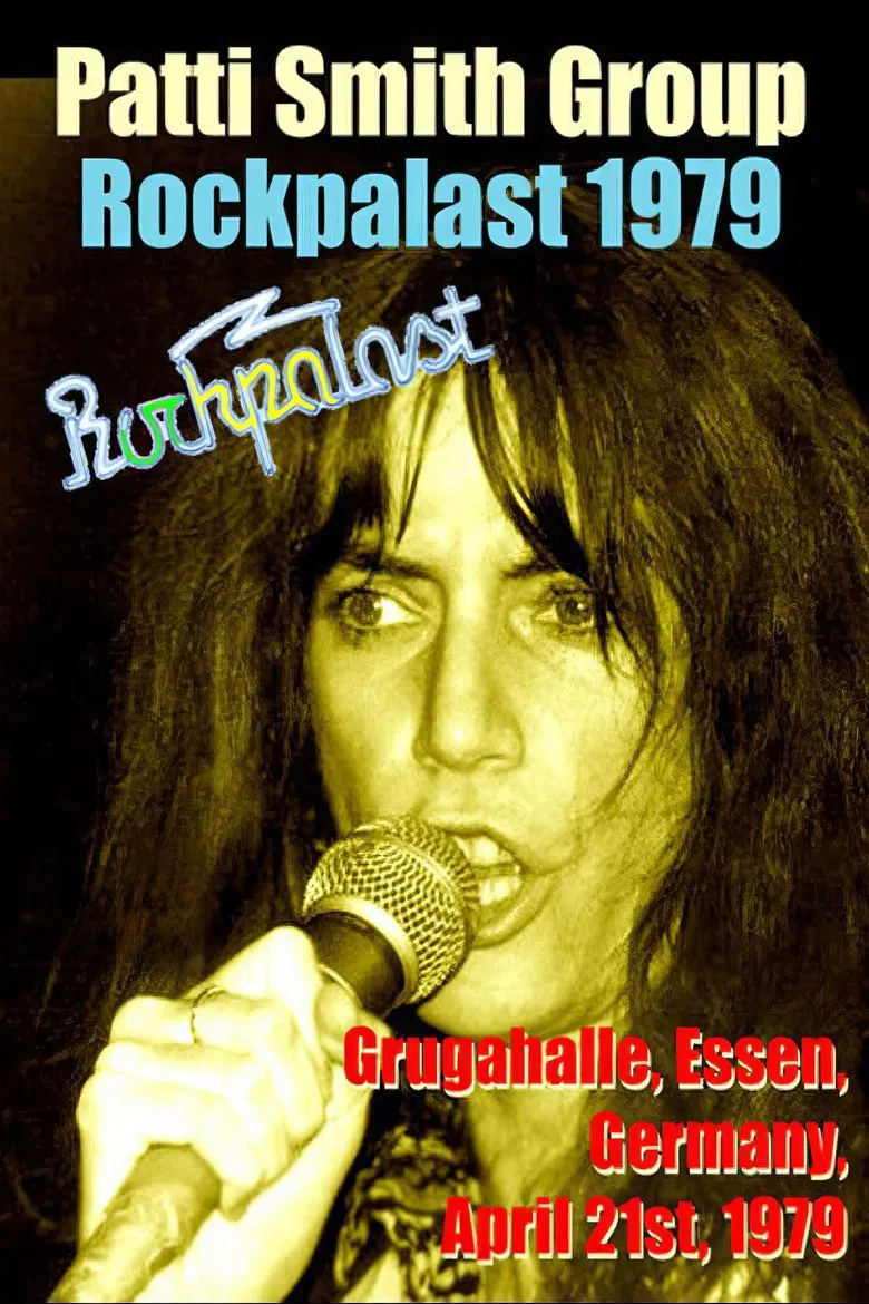 Patti Smith Group: Rockpalast 1979 poster background