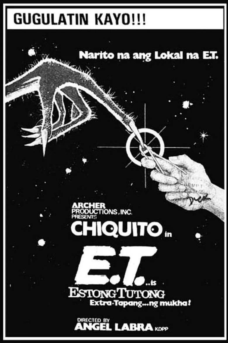 E.T. is Estong Tutong poster background