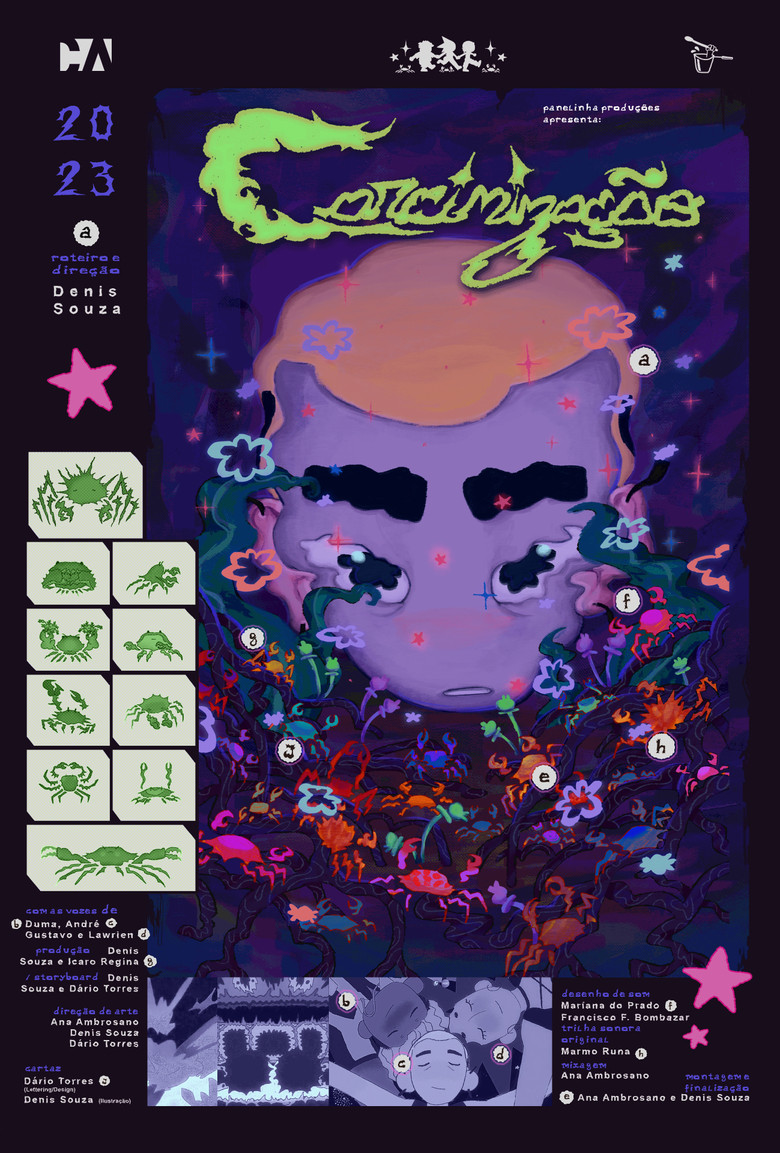 Carcinization poster background