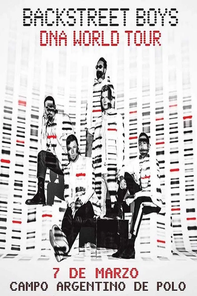 Backstreet Boys DNA World Tour - Argentina poster background