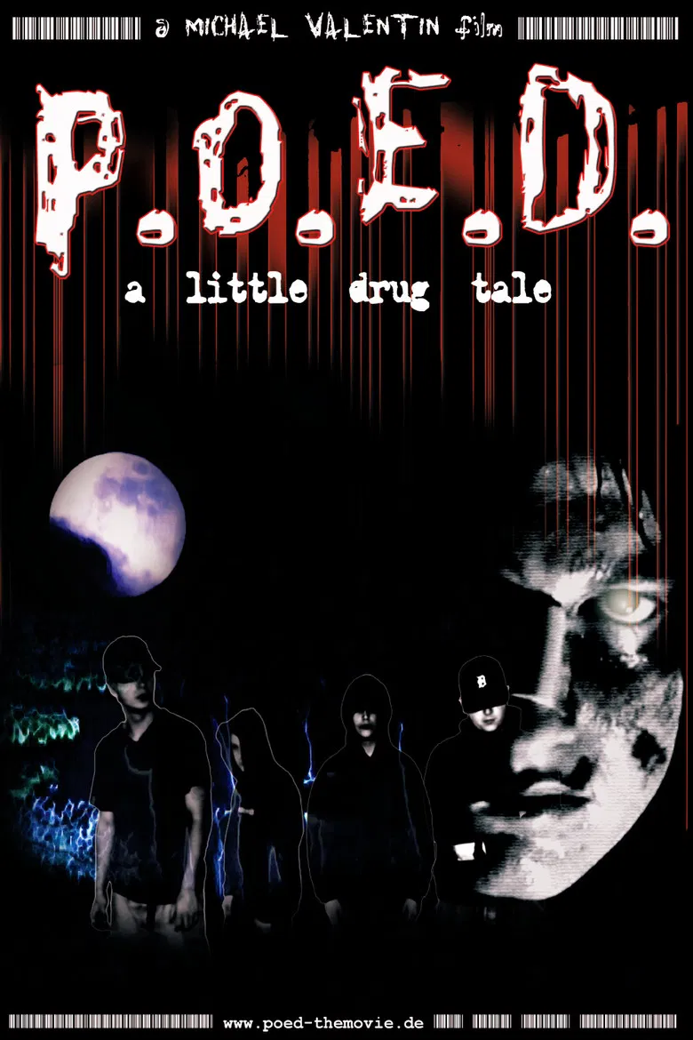 P.O.E.D. - A Little Drug Tale poster background