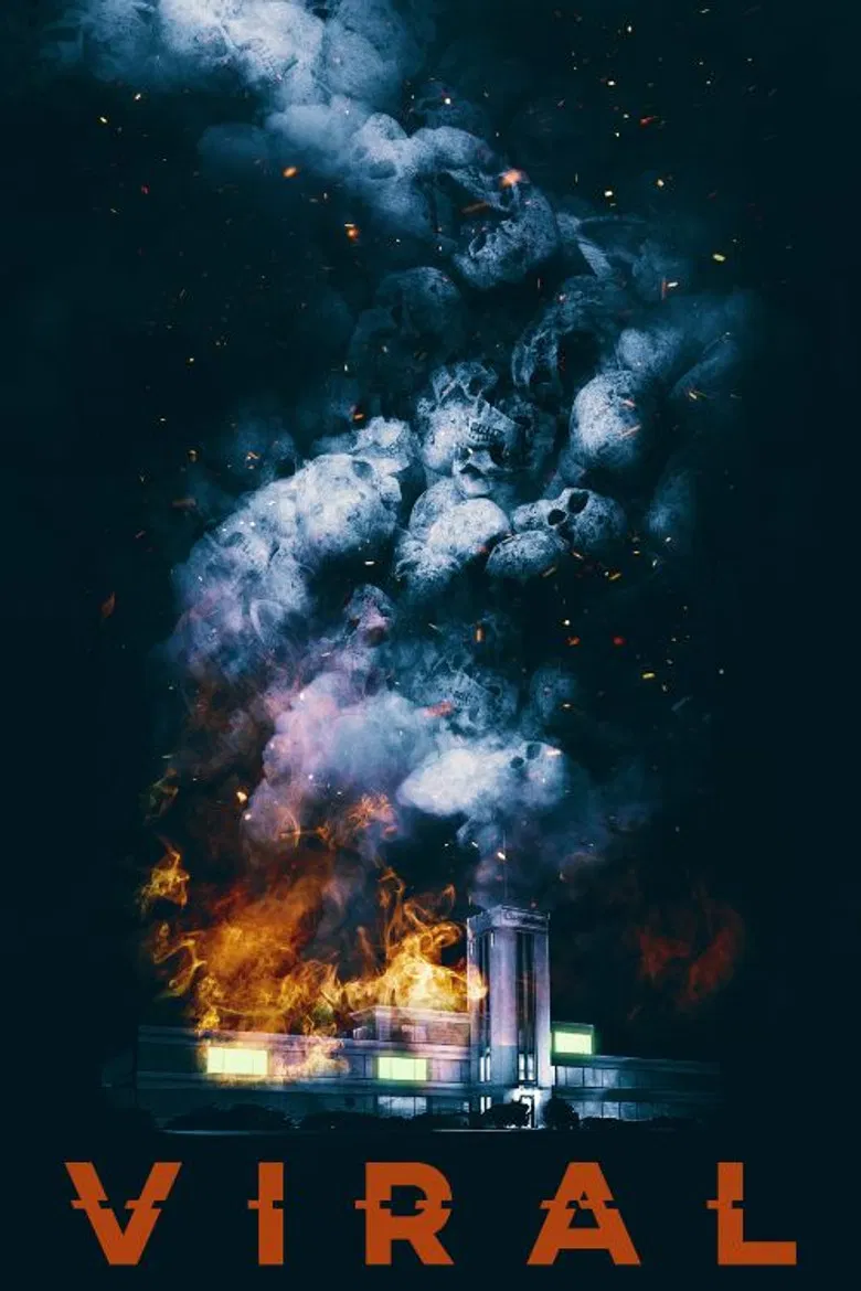 Viral poster background