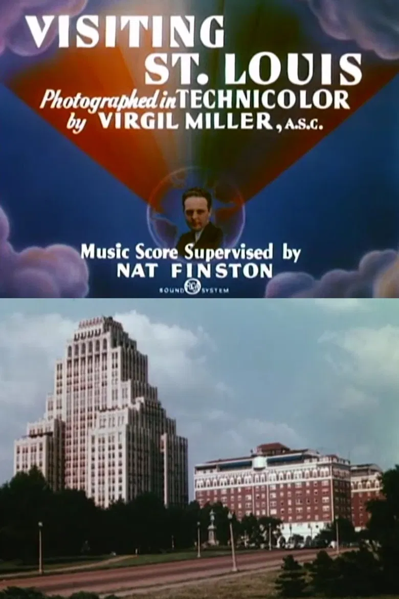 Visiting St. Louis poster background