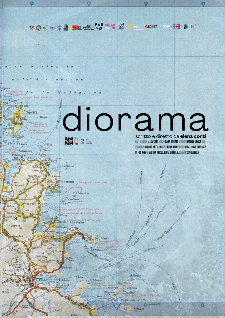 Diorama poster background