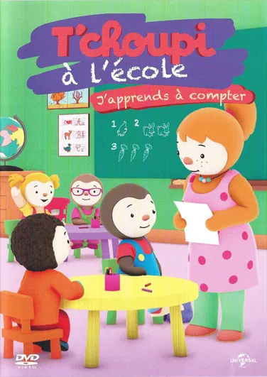 T'choupi à l'école - J'apprends à compter poster background