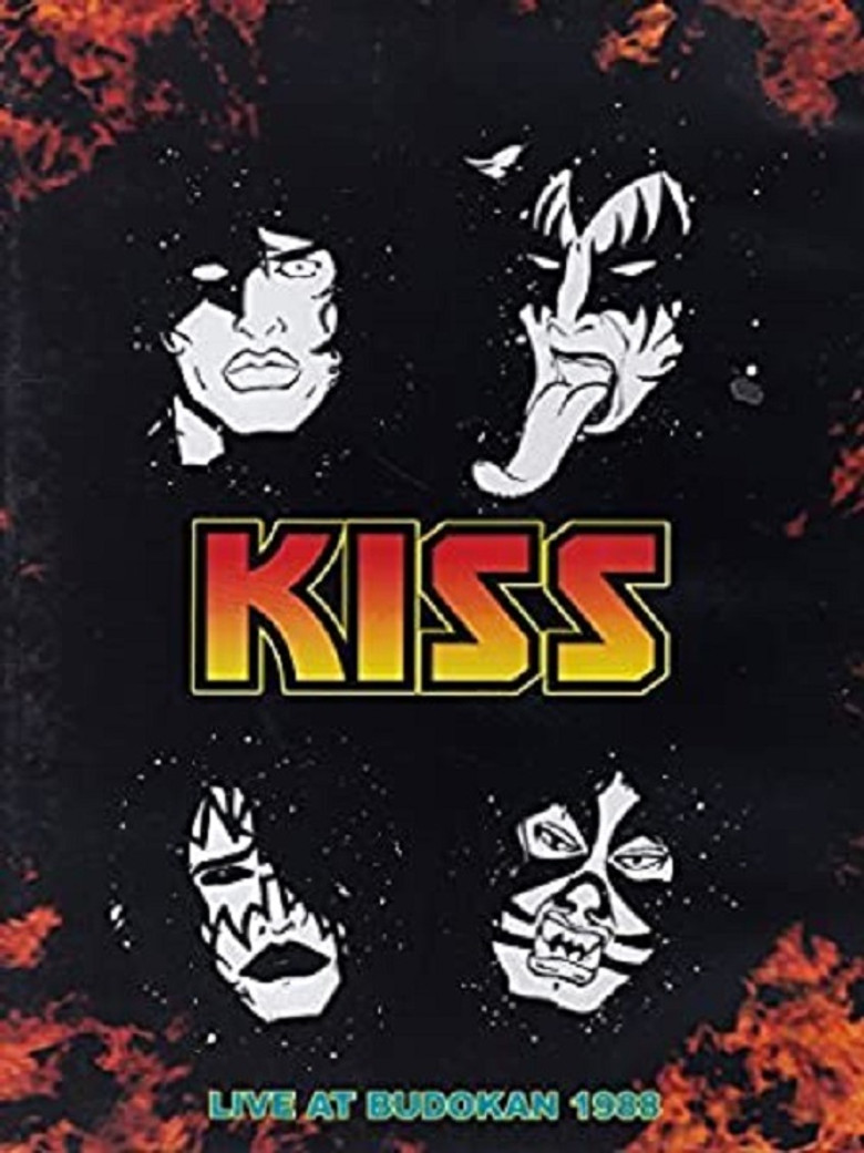 Kiss Live at Budokan 1988 poster background