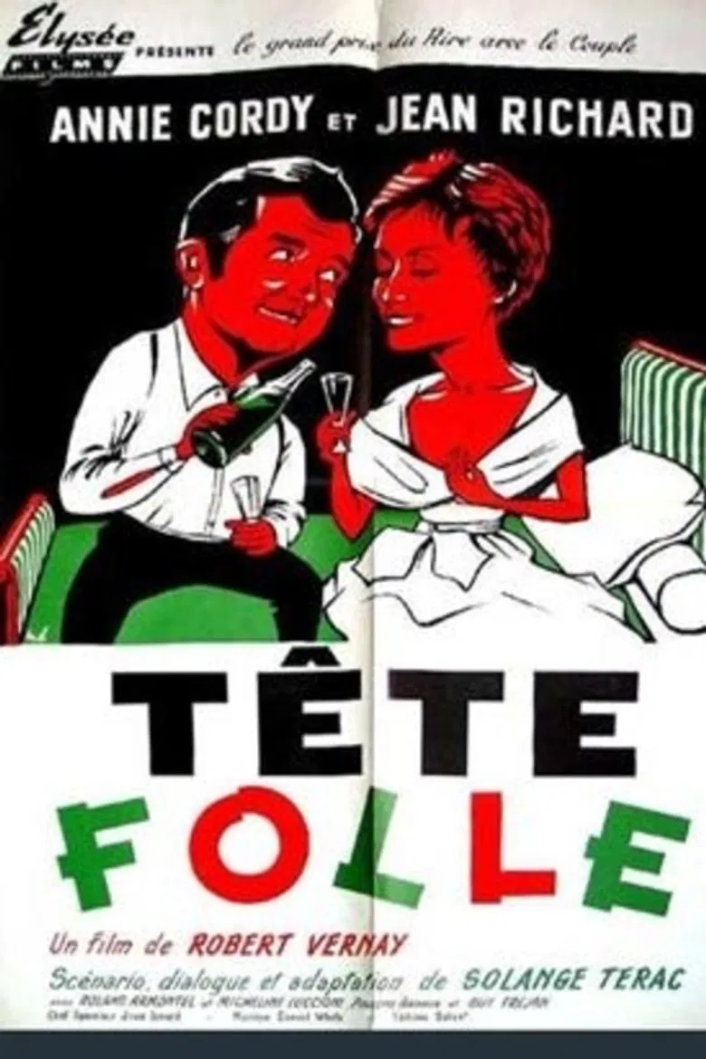 Tête folle poster background