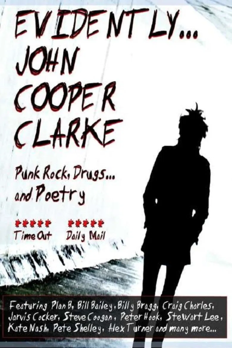 Evidently... John Cooper Clarke poster background