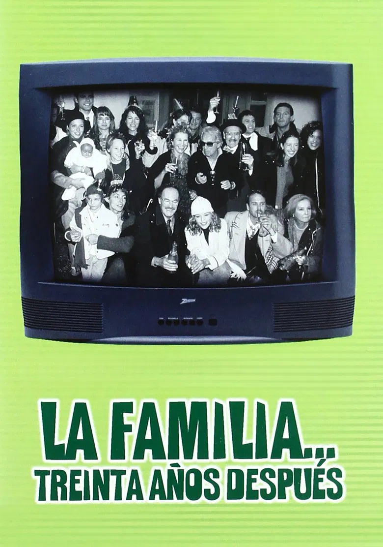 La familia... 30 años después poster background