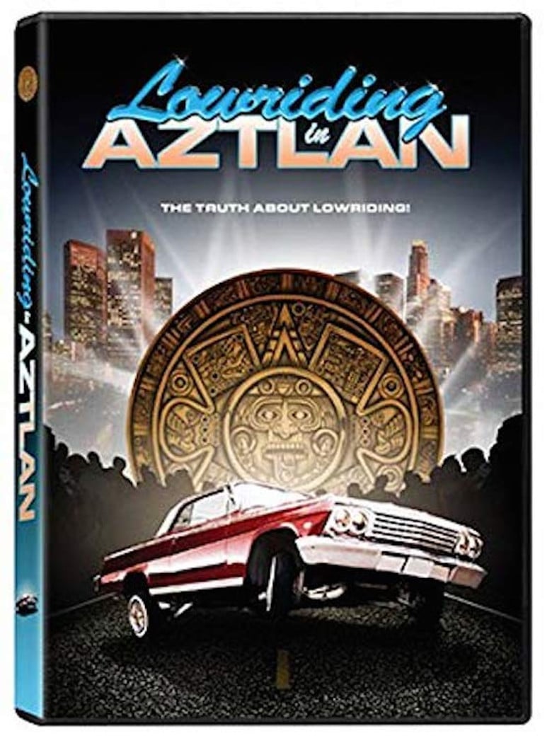 Lowriding in Aztlan poster background