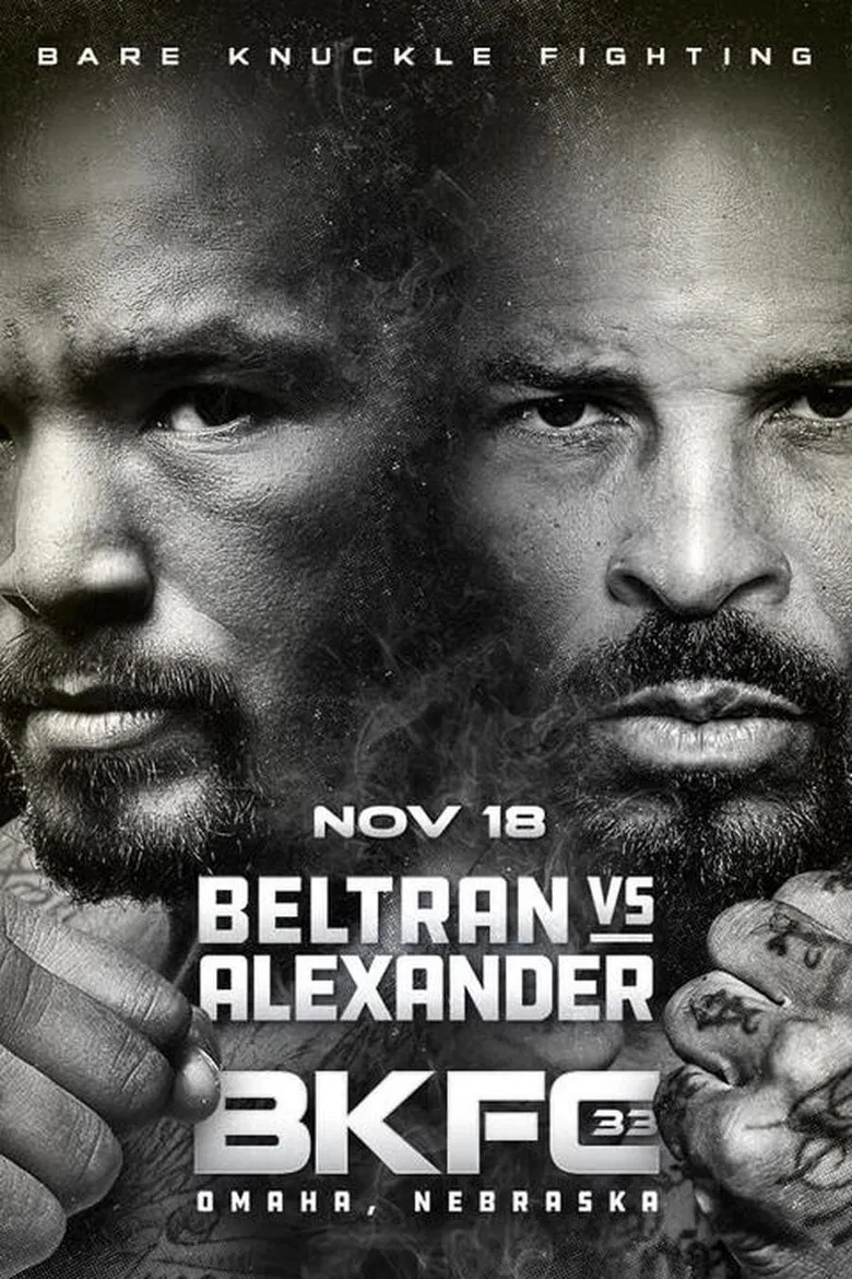 BKFC 33: Beltran vs Alexander poster background