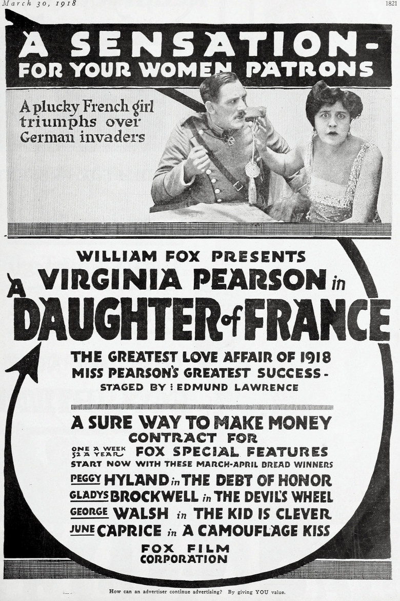 A Daughter of France poster background