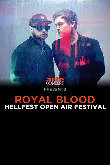 Royal Blood - Hellfest 2024 poster background
