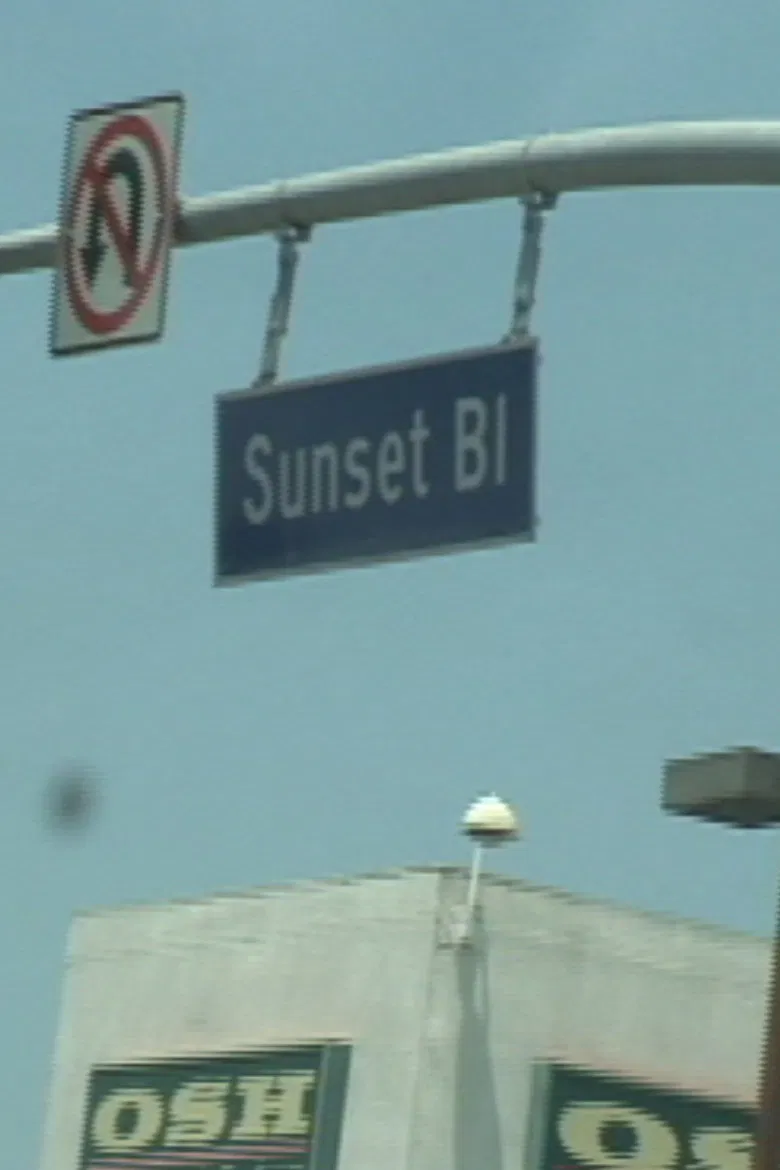 Sunset Boulevard poster background