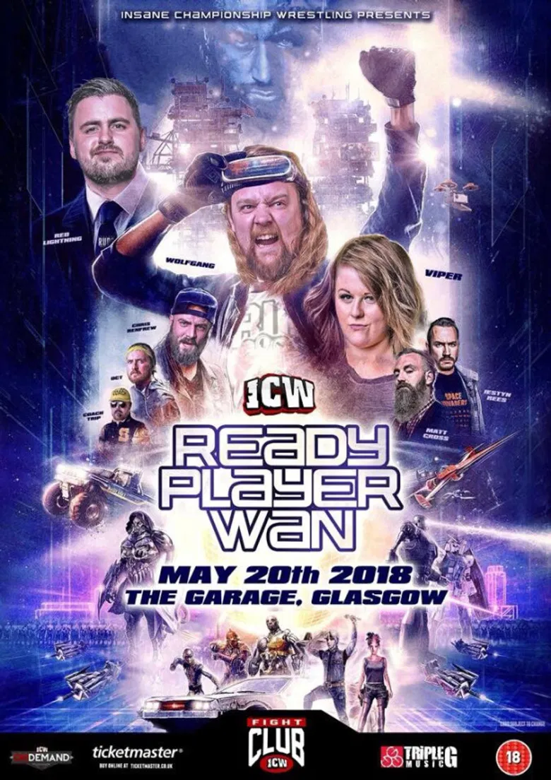 ICW Ready Player Wan poster background
