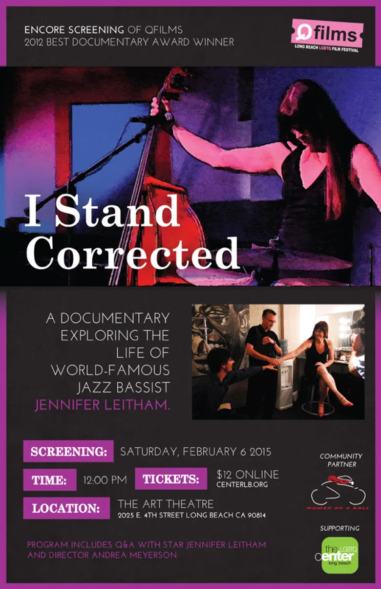 I Stand Corrected poster background