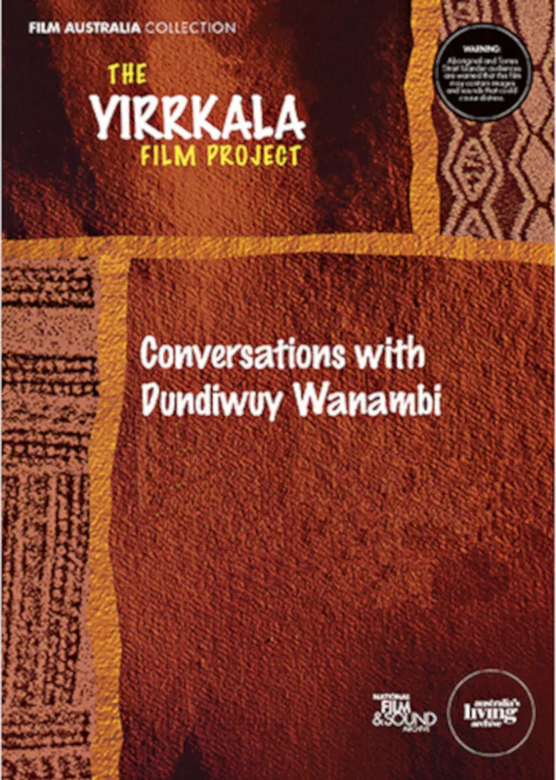 Yirrkala: Conversations with Dundiwuy Wanambi poster background