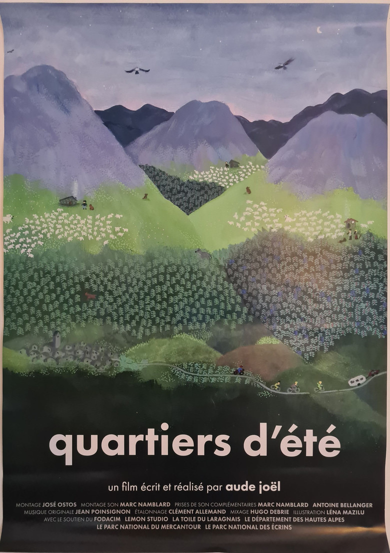 quartiers d'été poster background