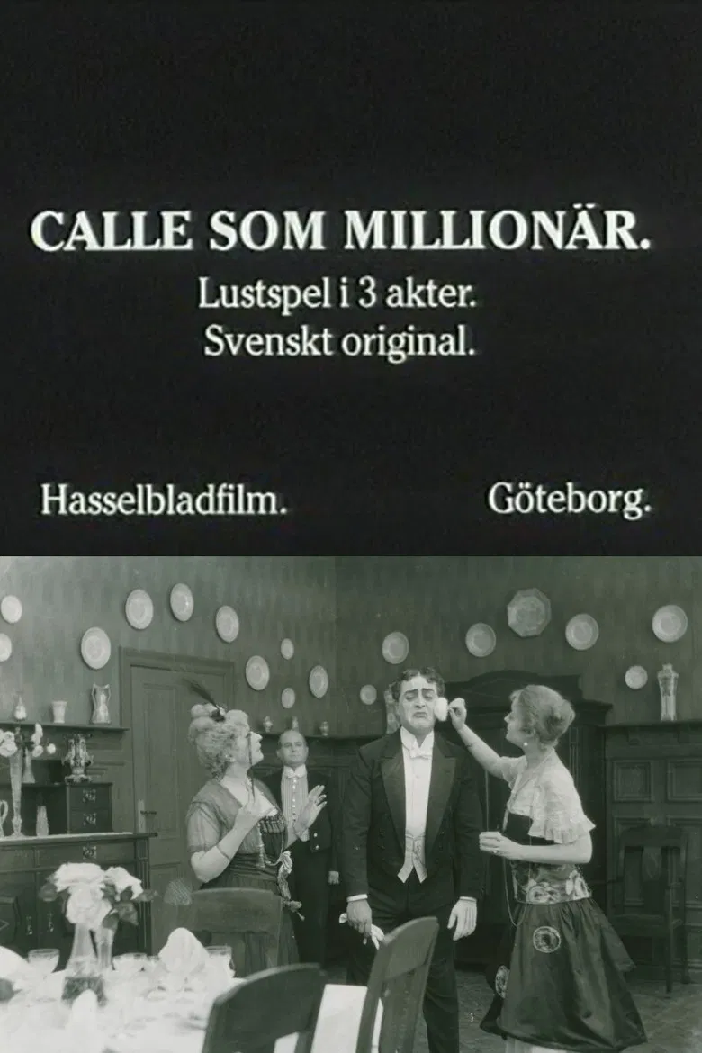 Calle som miljonär poster background