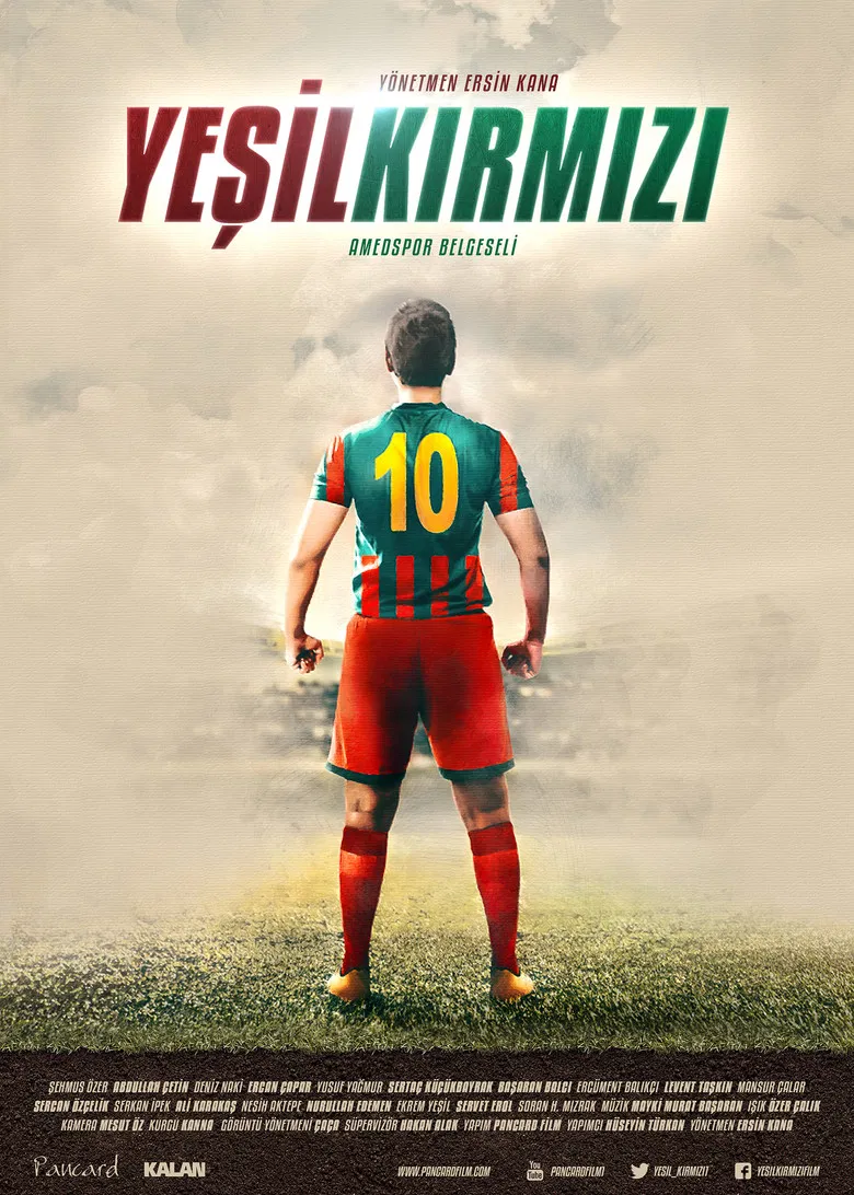 Yeşil Kırmızı poster background