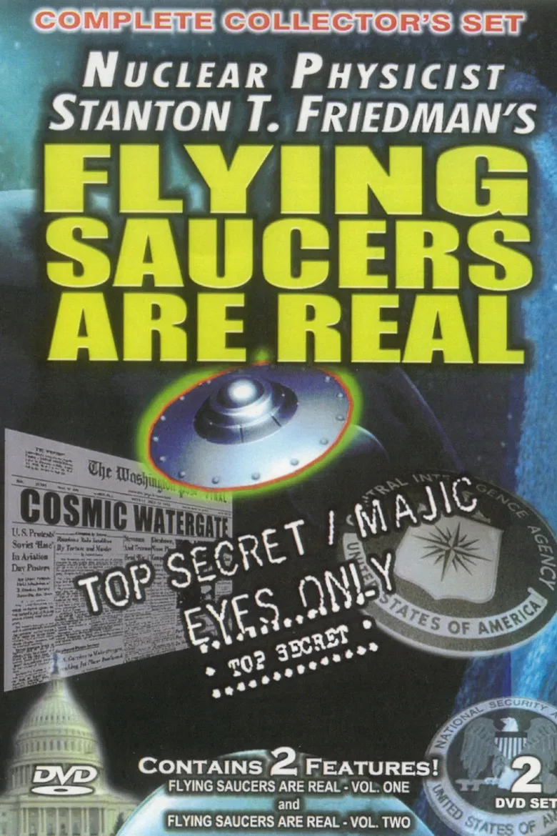 Flying Saucers Are Real poster background