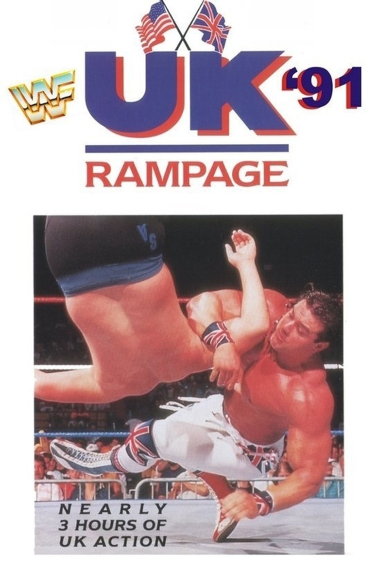WWE U.K. Rampage 1991 poster background