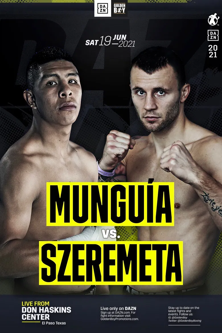 Jaime Munguia vs. Kamil Szeremeta poster background