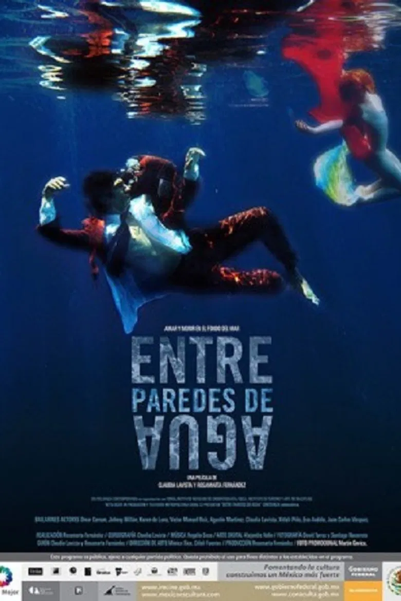 Entre paredes de agua poster background