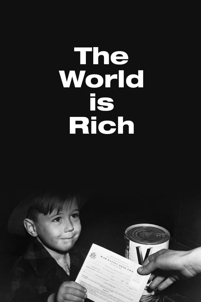 The World Is Rich poster background