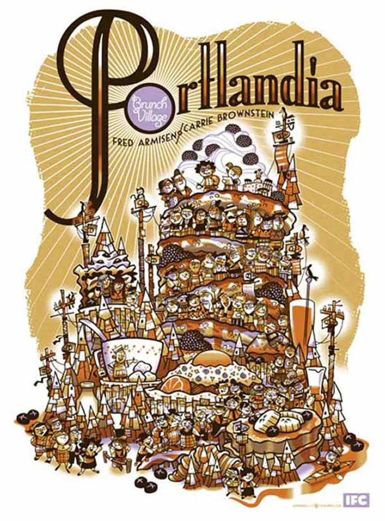 Brunch Village poster background