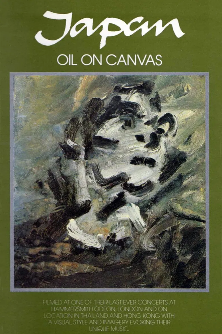 Japan: Oil On Canvas poster background