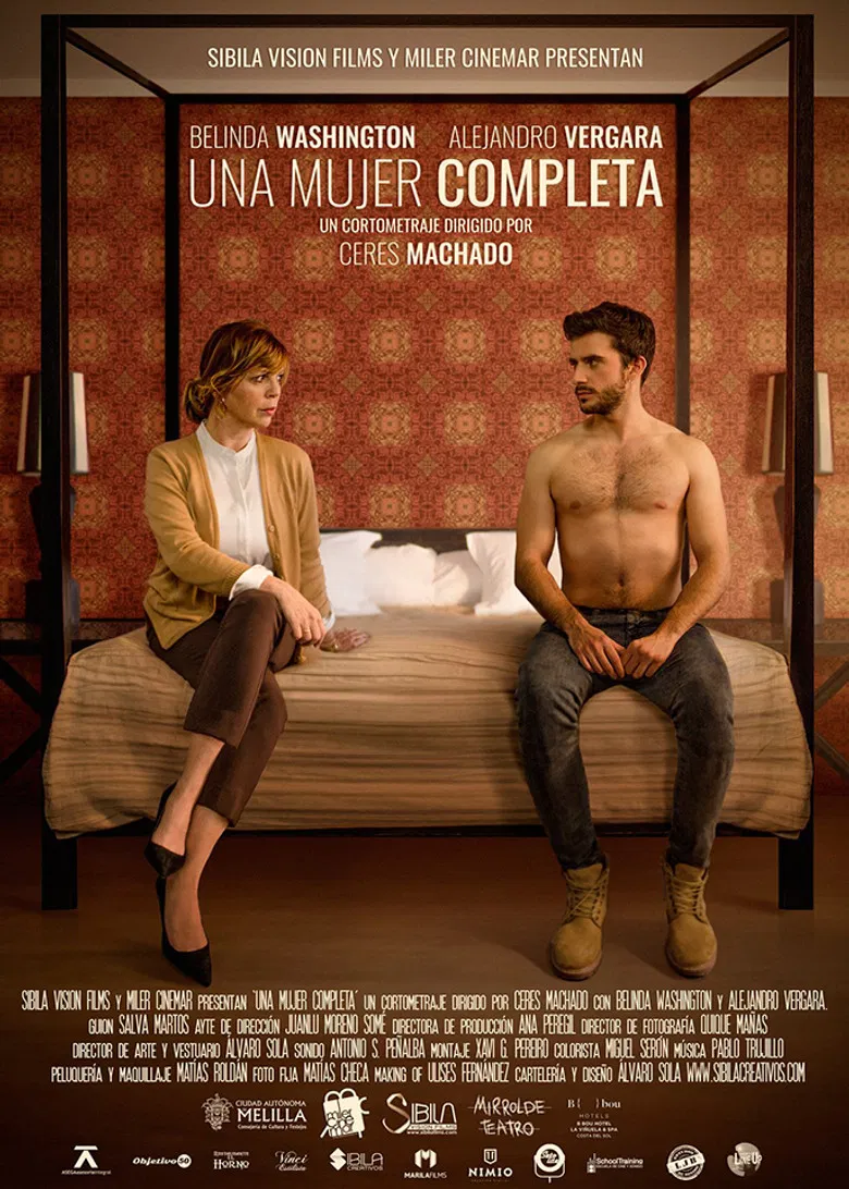 Una mujer completa poster background
