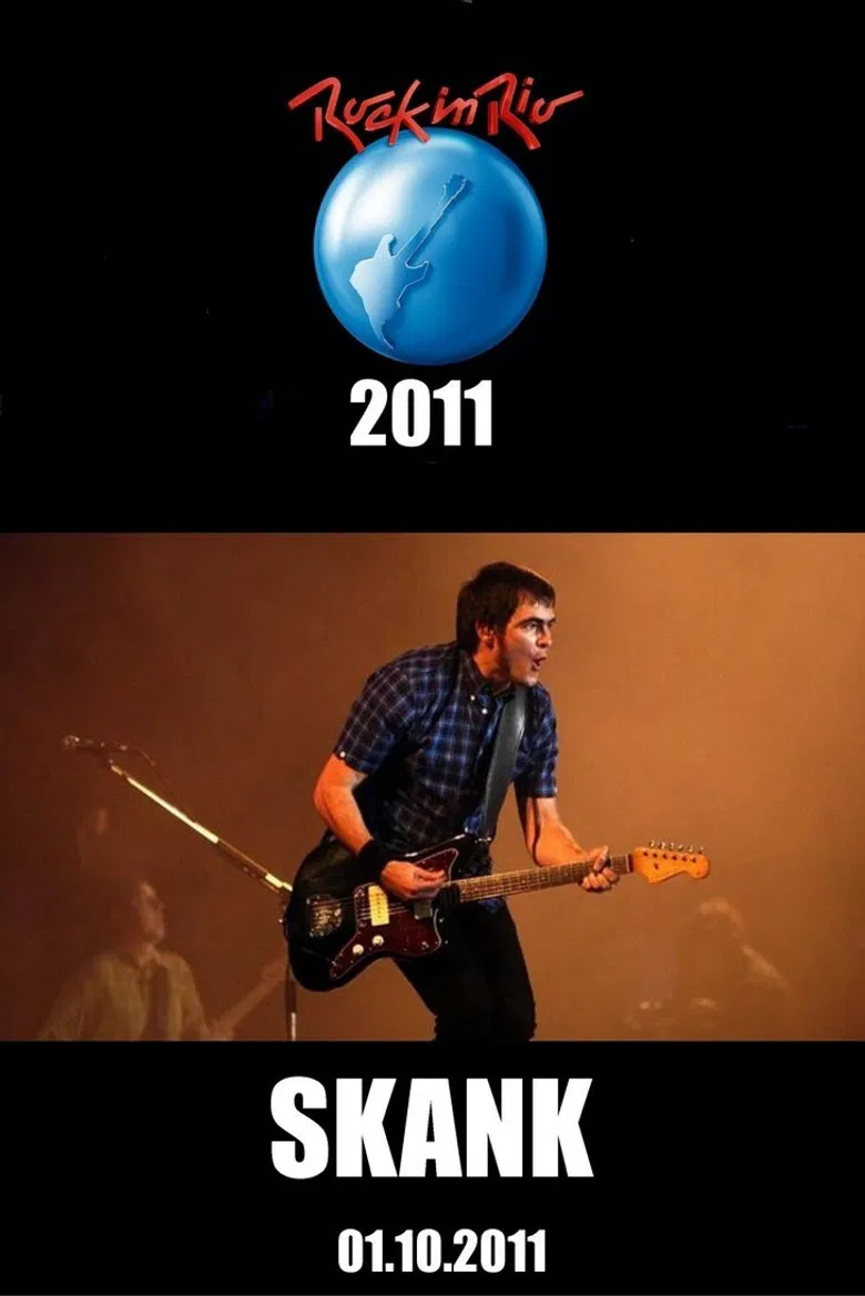 Skank Live in Rock In Rio poster background