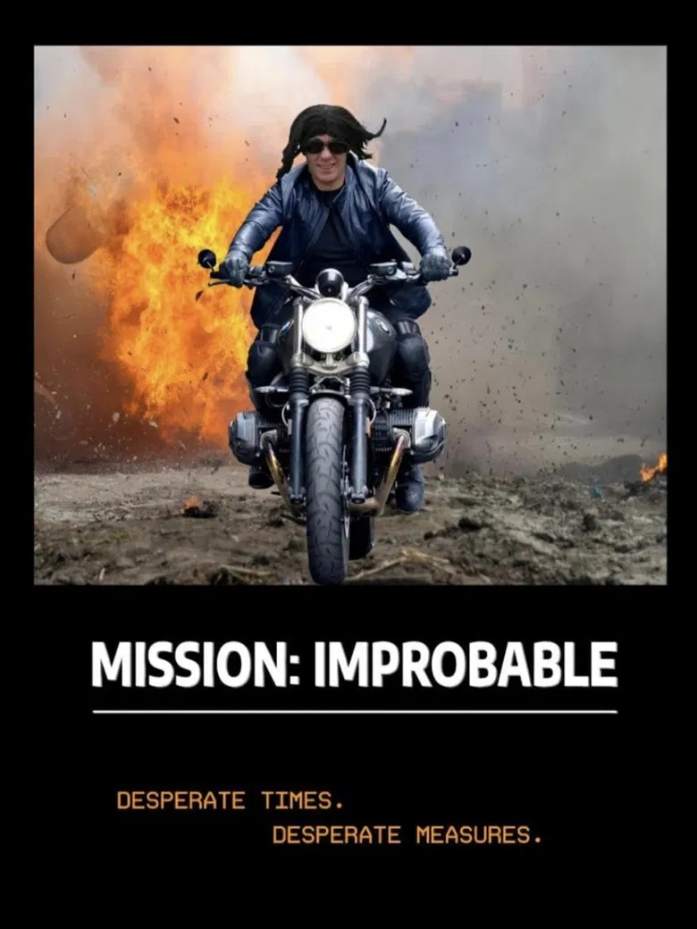 Mission Improbable poster background