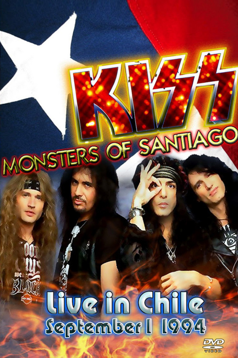 Kiss [1994] Live Santiago de Chile poster background