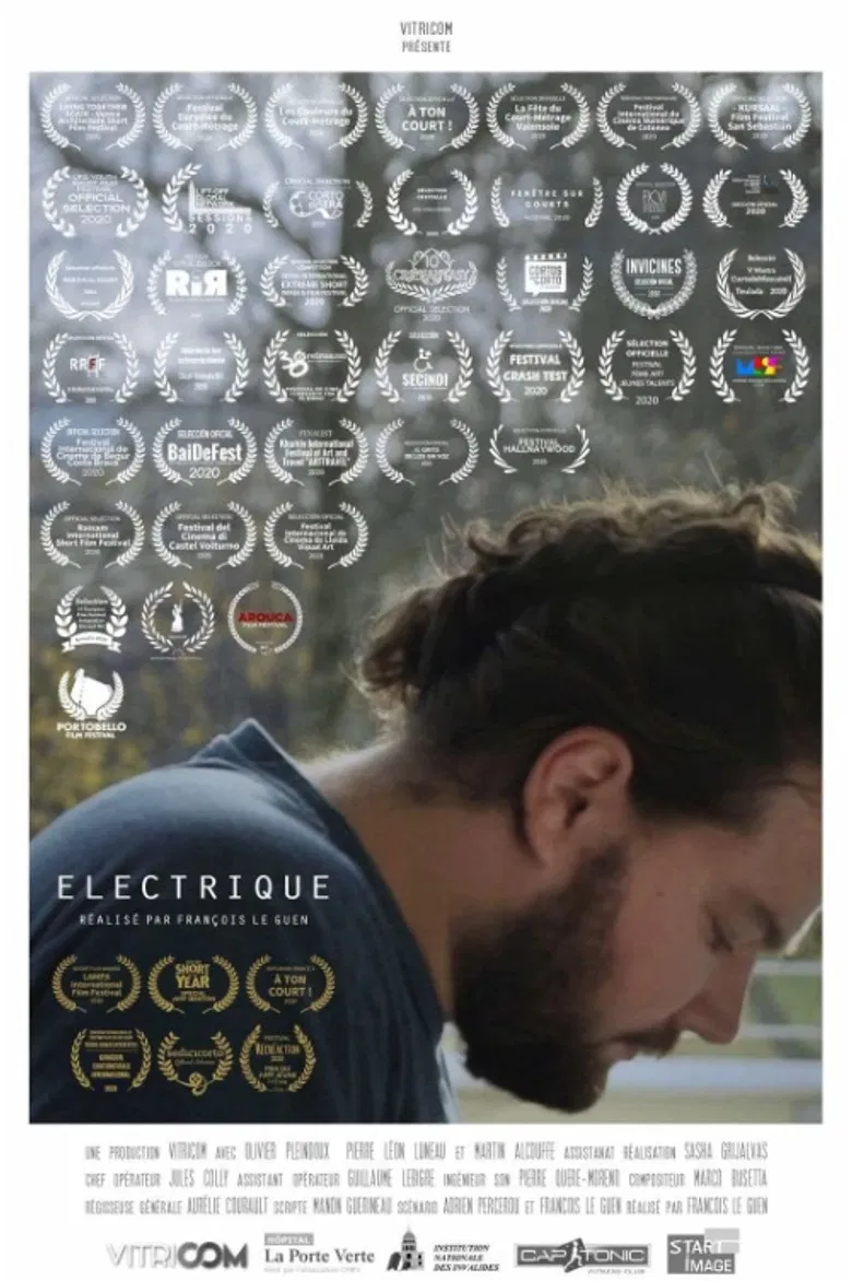 Électrique poster background