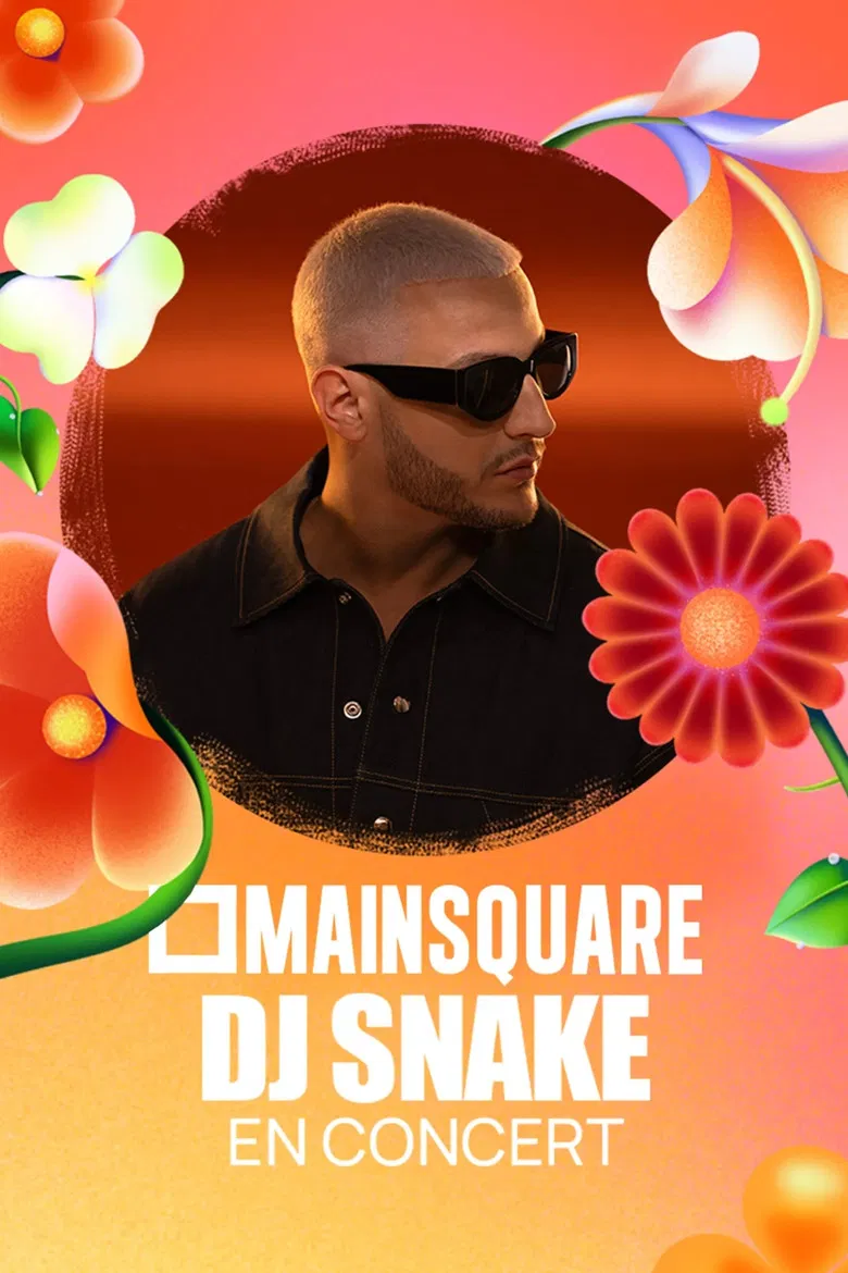 DJ Snake en concert au Main Square Festival poster background