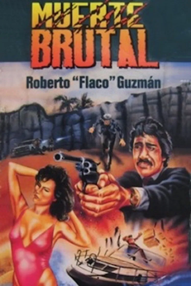 Muerte brutal poster background
