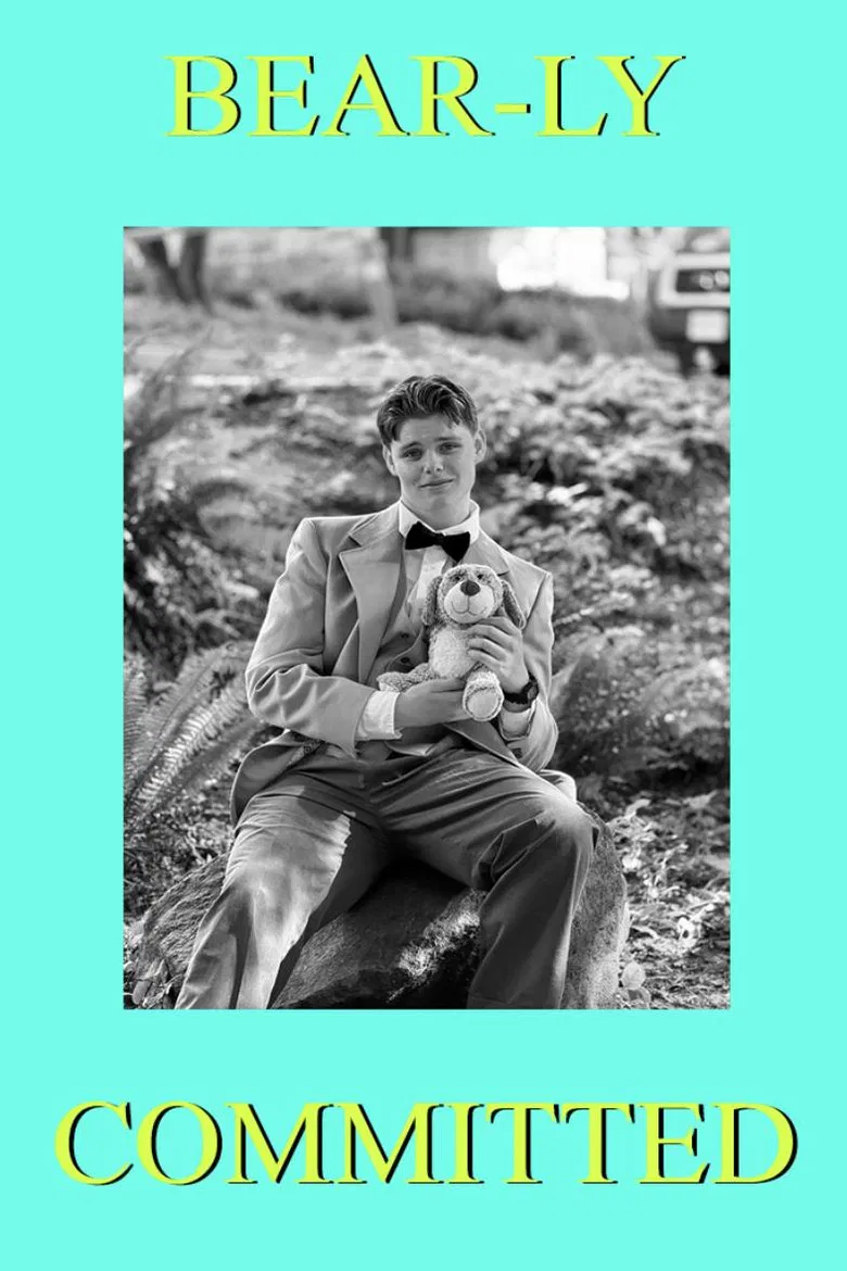 BEAR-LY COMMITTED poster background