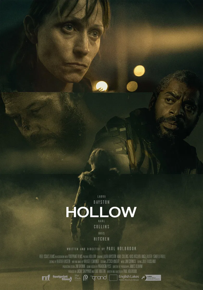 Hollow poster background