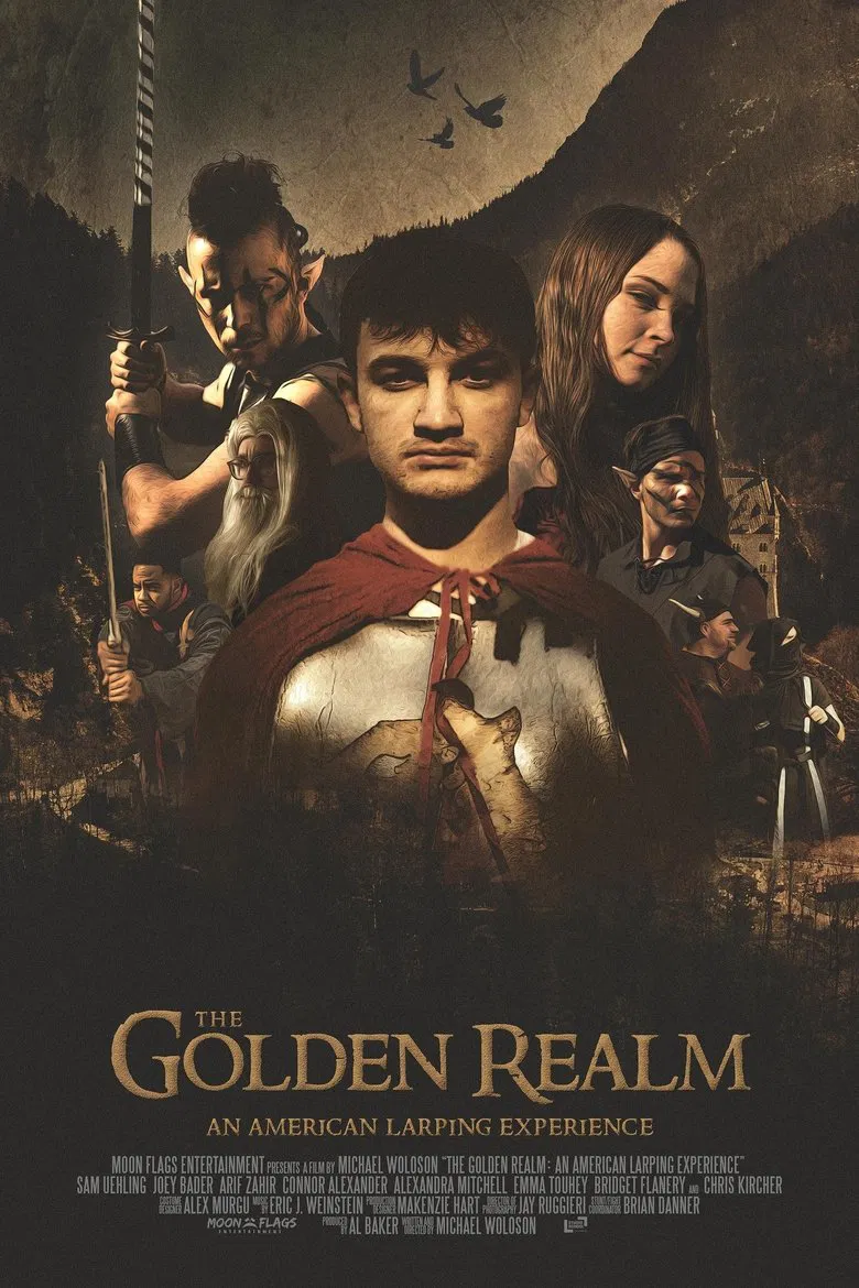 The Golden Realm: An American Larping Experience poster background