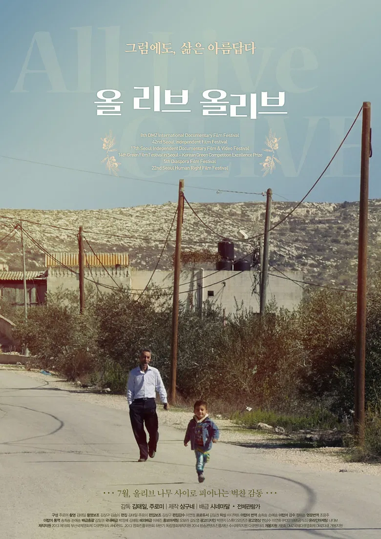 All Live, Olive poster background