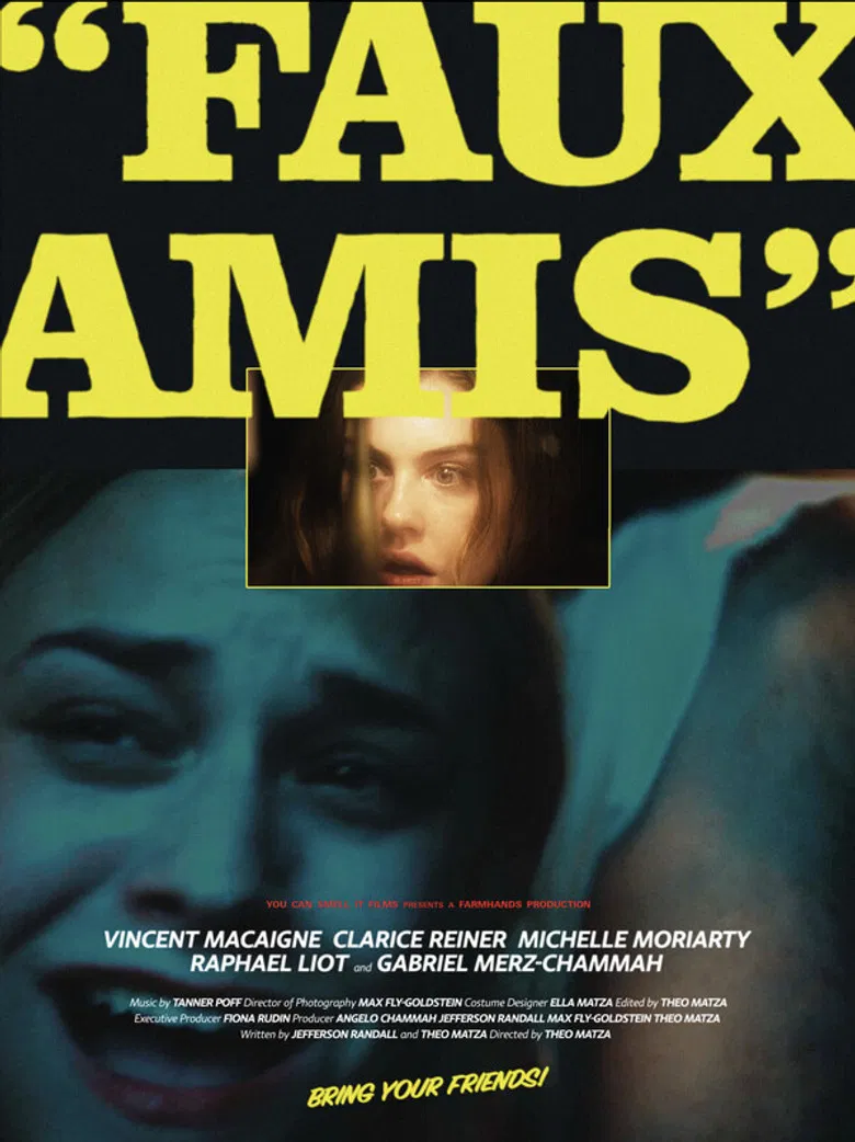 "Fake Friends" poster background