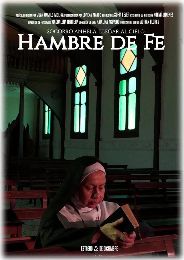 Hambre de Fe poster background