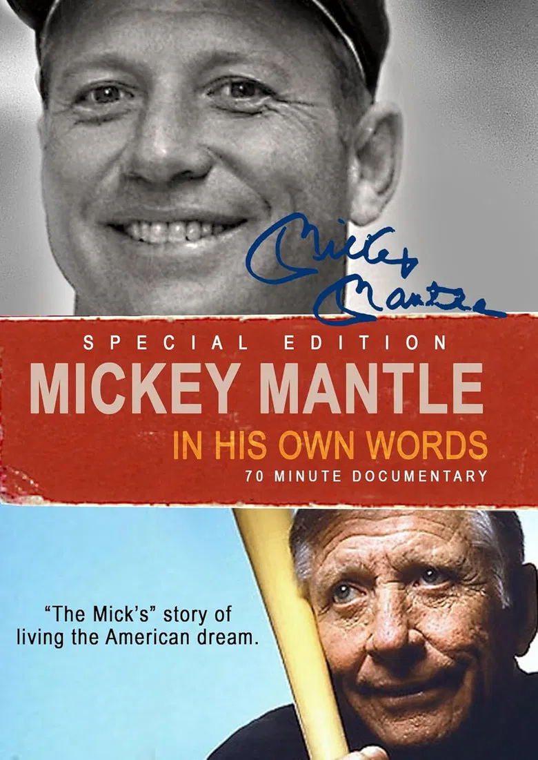 Mickey Mantle: In His Own Words poster background