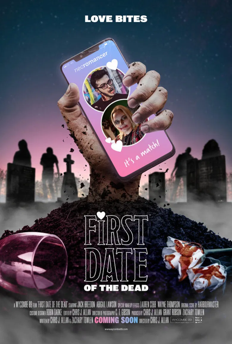 First Date of the Dead poster background