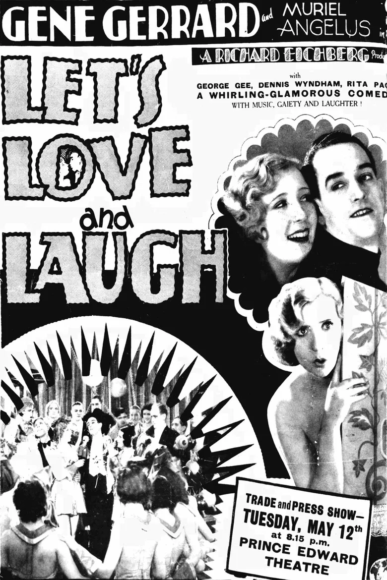 Let's Love and Laugh poster background