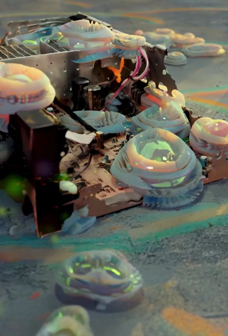 Inflorescences II poster background