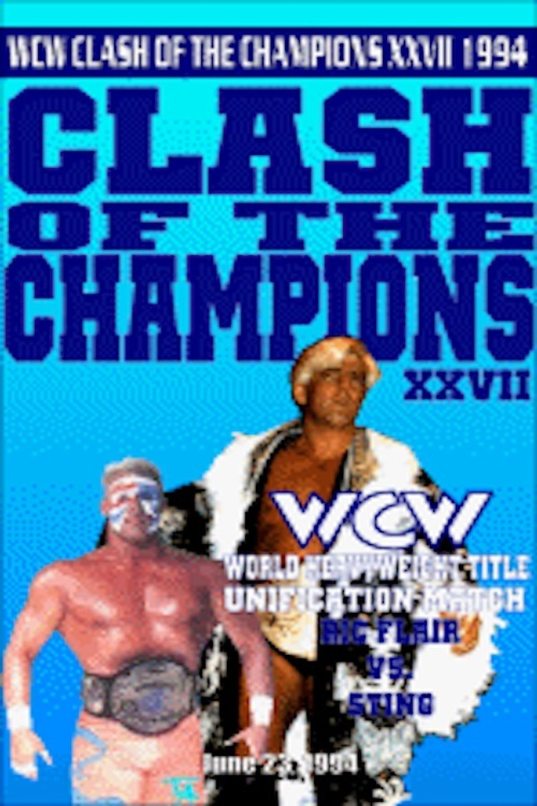 WCW Clash of The Champions XXVII poster background